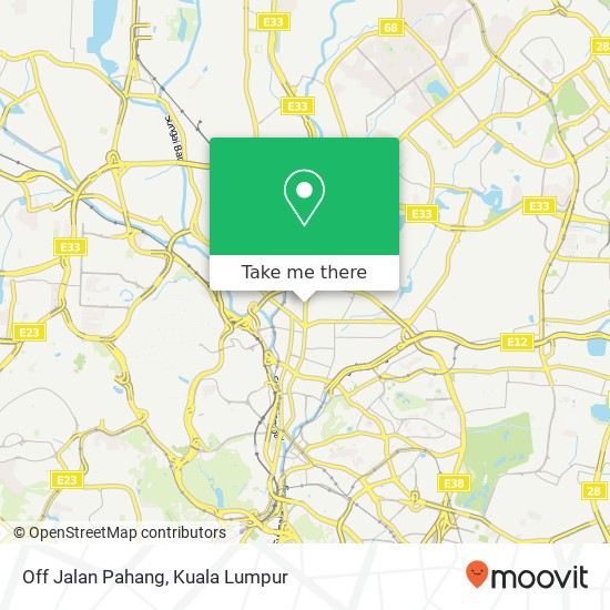Peta Off Jalan Pahang