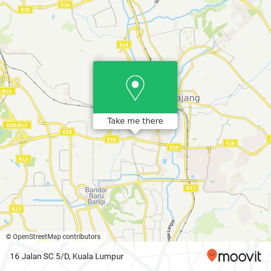 16 Jalan SC 5/D map
