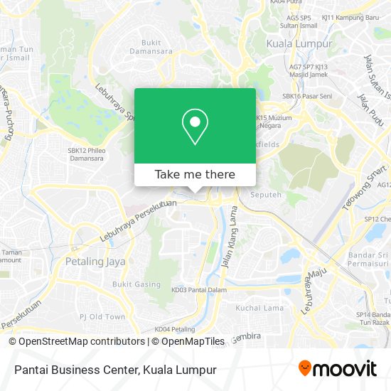 Pantai Business Center map