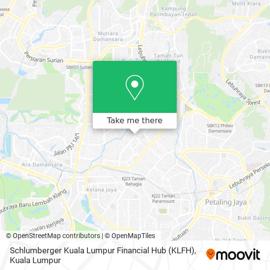 Peta Schlumberger Kuala Lumpur Financial Hub (KLFH)