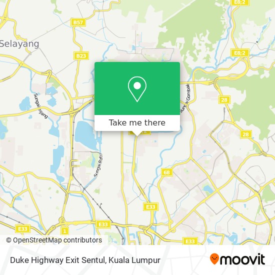 Duke Highway Exit Sentul map