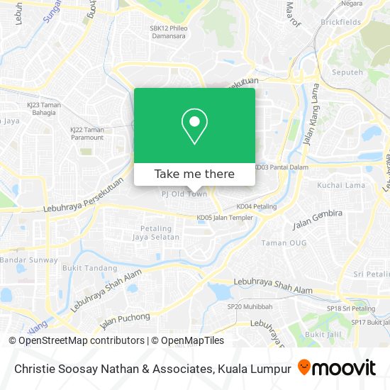 Christie Soosay Nathan & Associates map