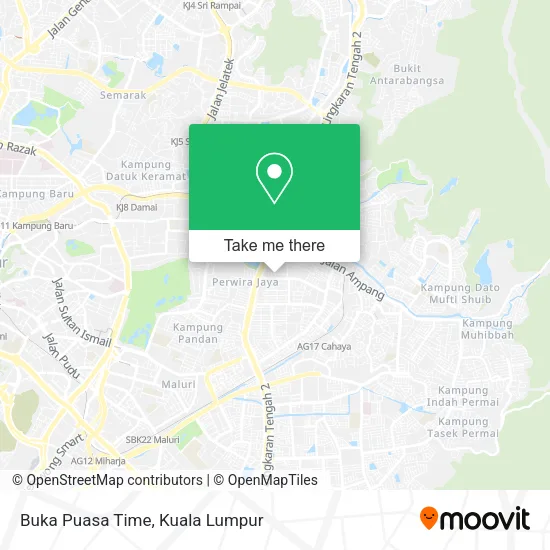 Buka Puasa Time map