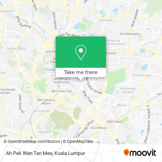 Peta Ah Pek Wan Tan Mee