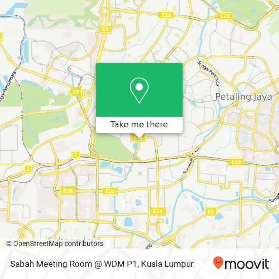 Sabah Meeting Room @ WDM P1 map