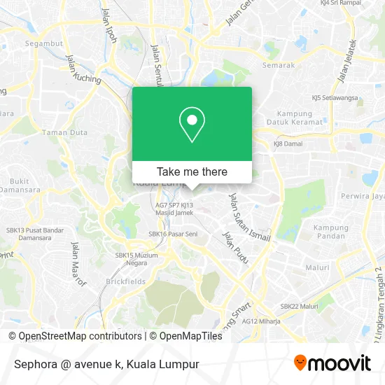 Sephora @ avenue k map