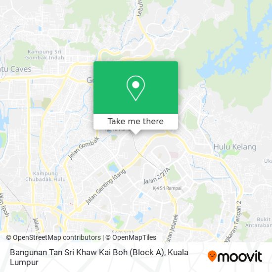 Peta Bangunan Tan Sri Khaw Kai Boh (Block A)
