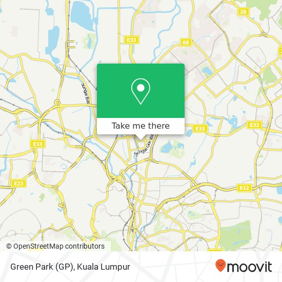 Green Park (GP) map
