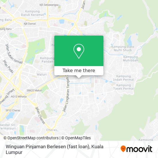 Winguan Pinjaman Berlesen (fast loan) map