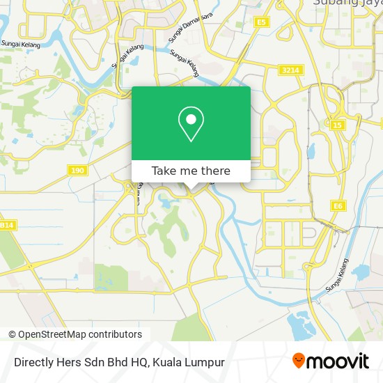 Peta Directly Hers Sdn Bhd HQ