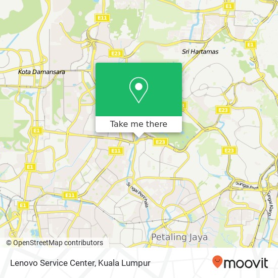 Lenovo Service Center map