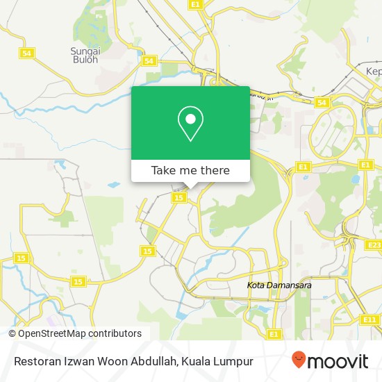 Restoran Izwan Woon Abdullah map