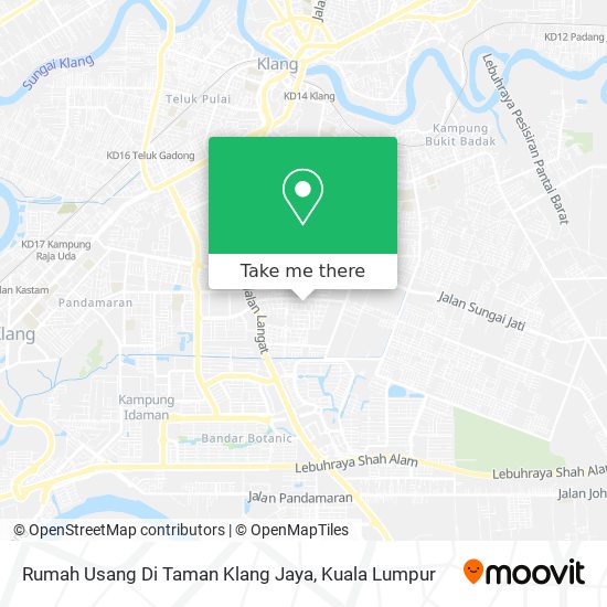 Peta Rumah Usang Di Taman Klang Jaya