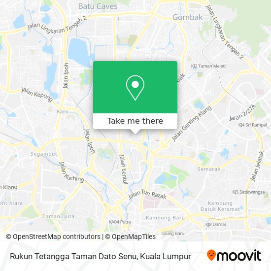 Rukun Tetangga Taman Dato Senu map
