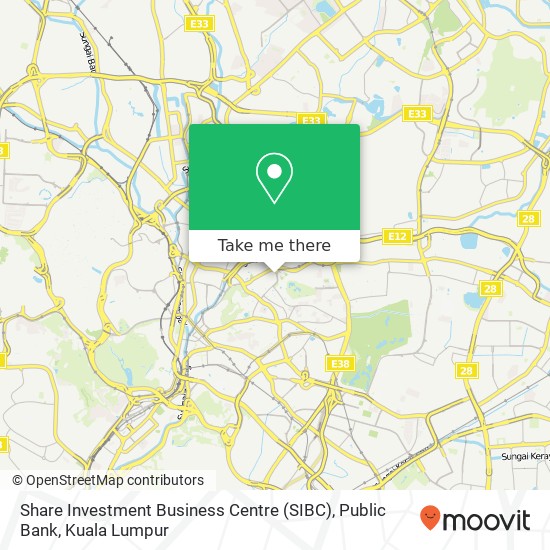 Share Investment Business Centre (SIBC), Public Bank map