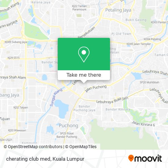 cherating club med map