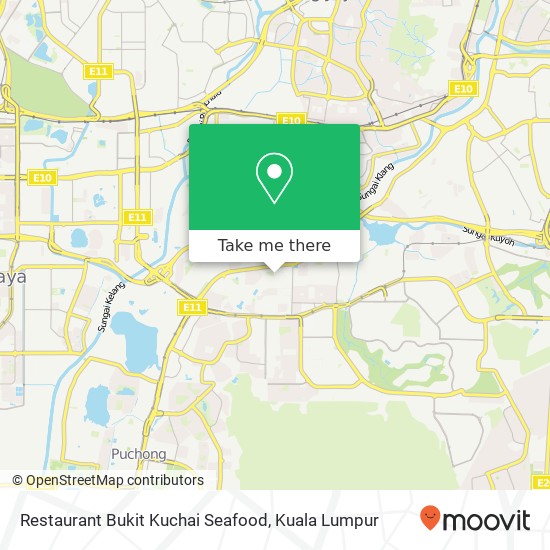 Restaurant Bukit Kuchai Seafood map
