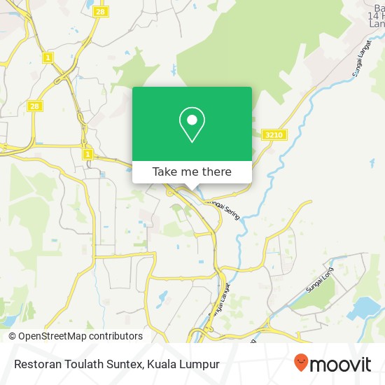 Restoran Toulath Suntex map