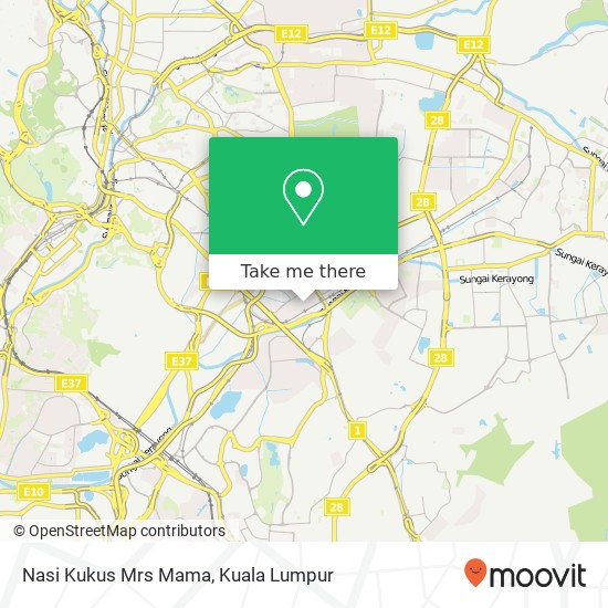 Nasi Kukus Mrs Mama map