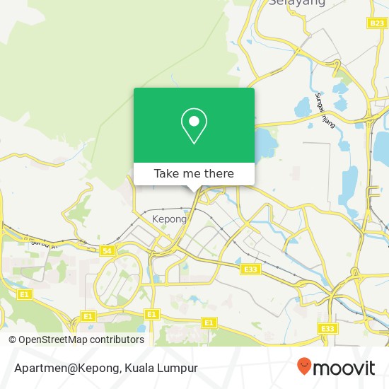 Apartmen@Kepong map