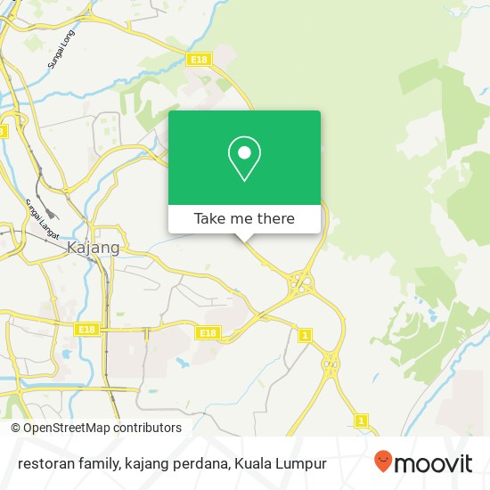 restoran family, kajang perdana map