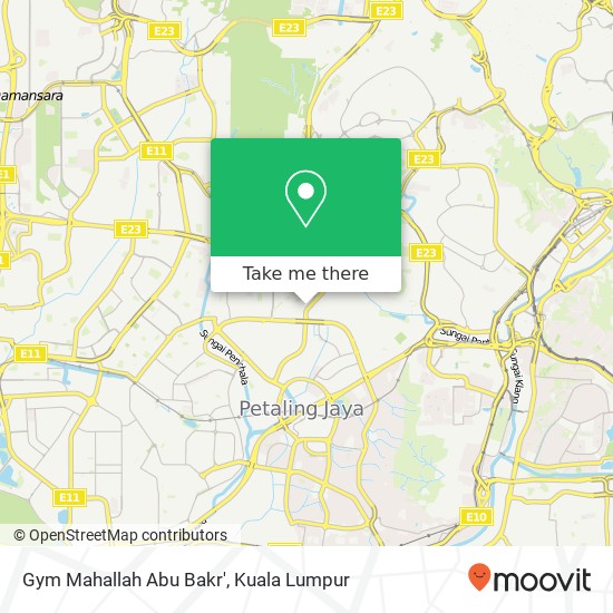 Peta Gym Mahallah Abu Bakr'