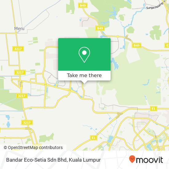 Bandar Eco-Setia Sdn Bhd map