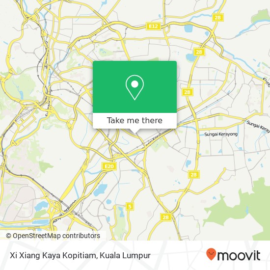 Xi Xiang Kaya Kopitiam map