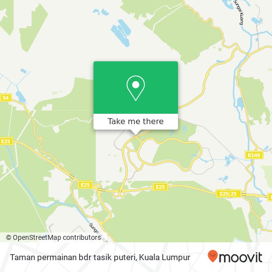 Taman permainan bdr tasik puteri map