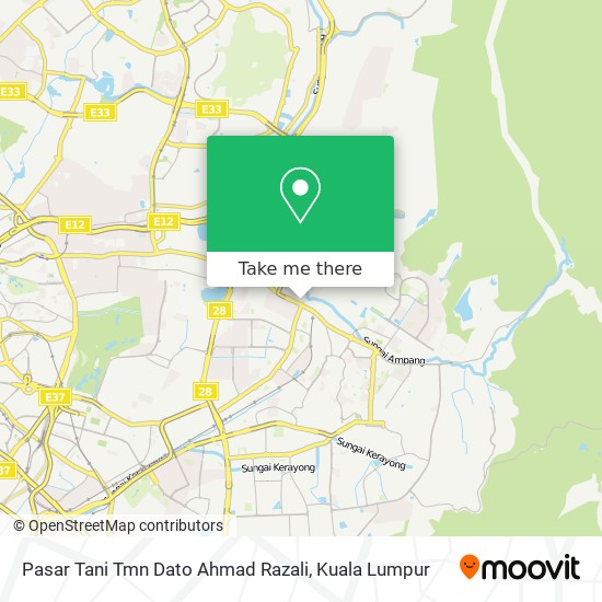 Peta Pasar Tani Tmn Dato Ahmad Razali