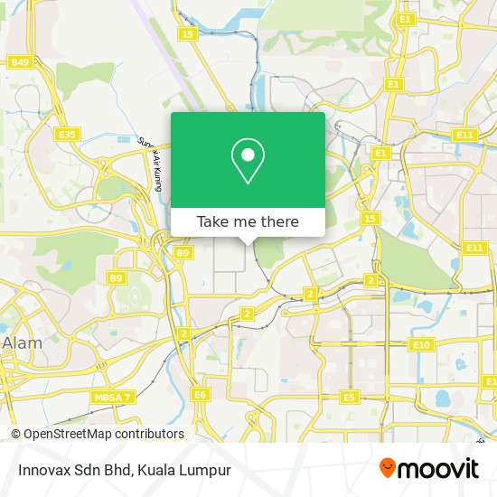 Innovax Sdn Bhd map