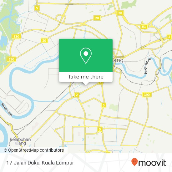 17 Jalan Duku map