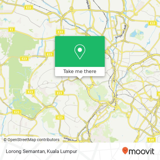 Lorong Semantan map