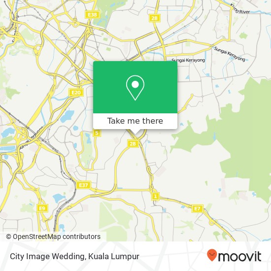 City Image Wedding map