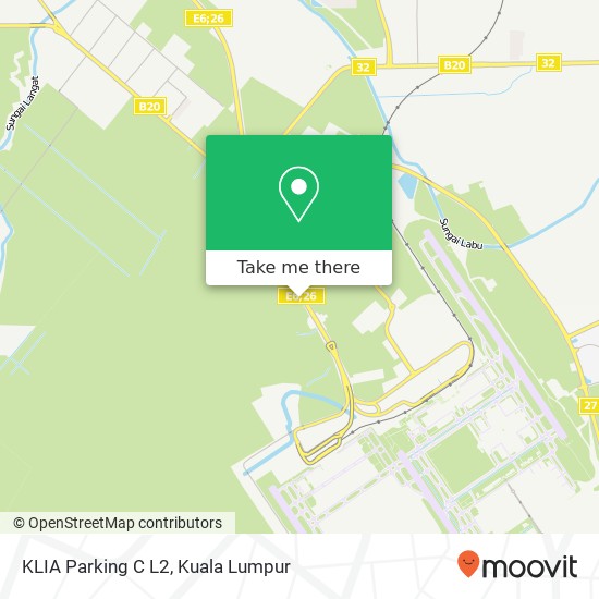 KLIA Parking C L2 map