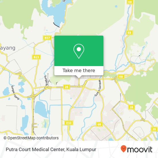 Putra Court Medical Center map