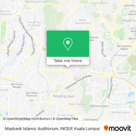 Maybank Islamic Auditorium, INCEIF map