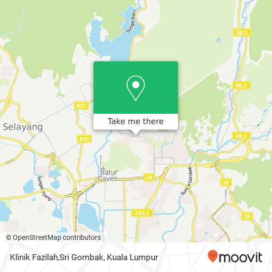 Klinik Fazilah,Sri Gombak map