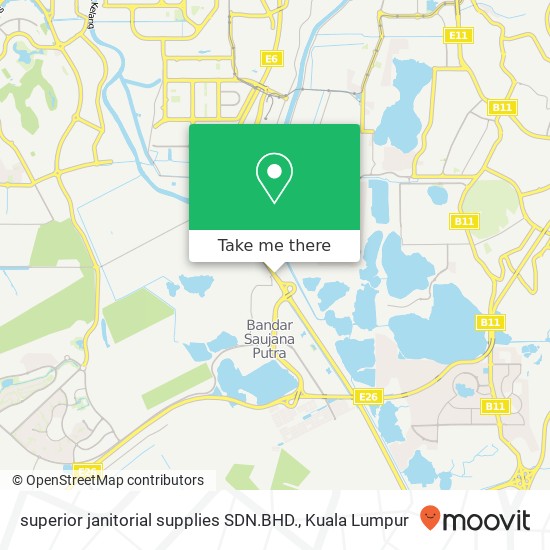 superior janitorial supplies SDN.BHD. map