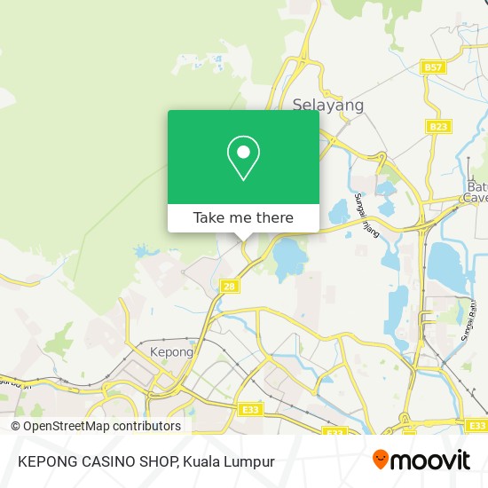 Peta KEPONG CASINO SHOP