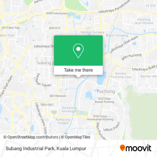 Subang Industrial Park map