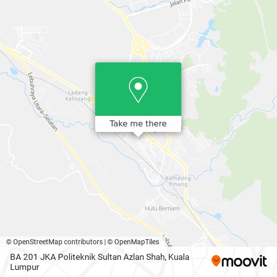 Peta BA 201 JKA Politeknik Sultan Azlan Shah