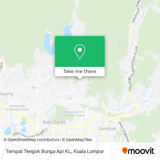 Peta Tempat Tengok Bunga Api KL,