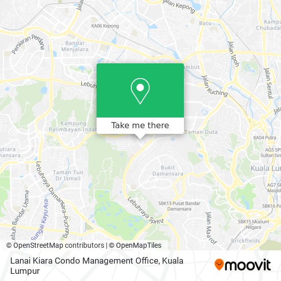 Lanai Kiara Condo Management Office map