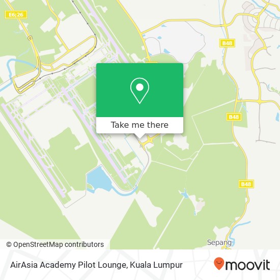 AirAsia Academy Pilot Lounge map