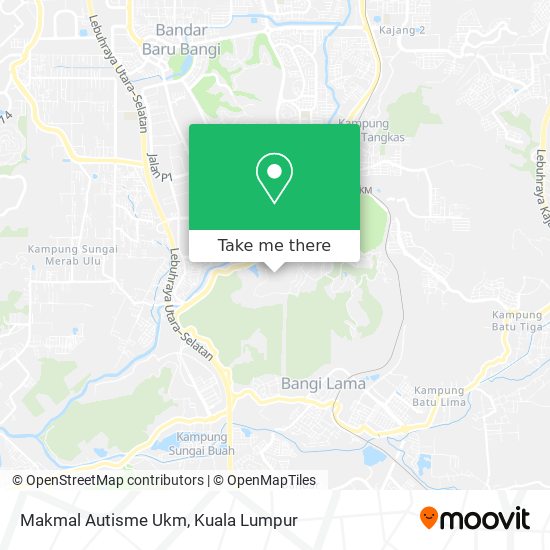 Makmal Autisme Ukm map