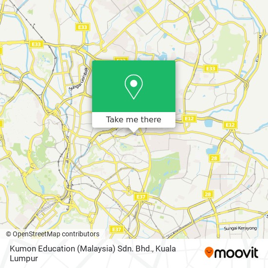 Kumon Education (Malaysia) Sdn. Bhd. map