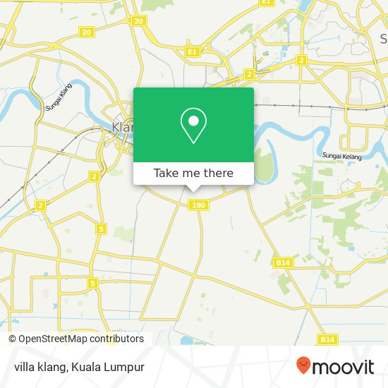 villa klang map