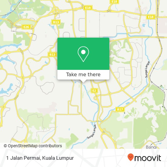 1 Jalan Permai map