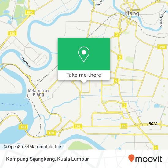 Kampung Sijangkang map